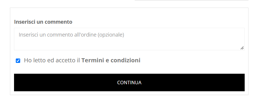 Commento dell'ordine
